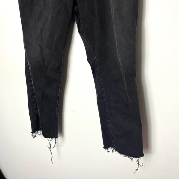 Free People We The Free | CRVY Georgine Mom Jean Obsidian Black Sz 35 NWOT - Picture 7 of 10